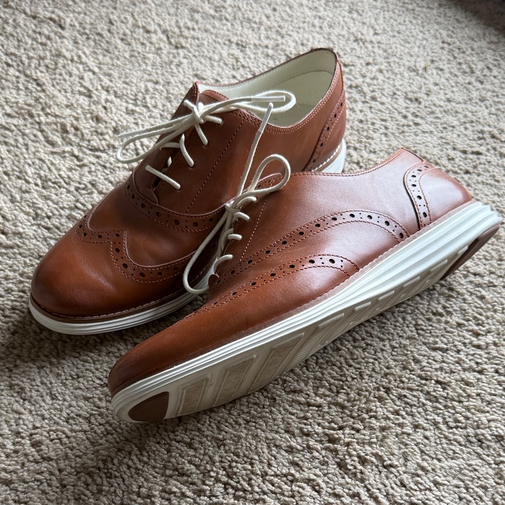 Cole Haan Brown Wingtip Oxfords